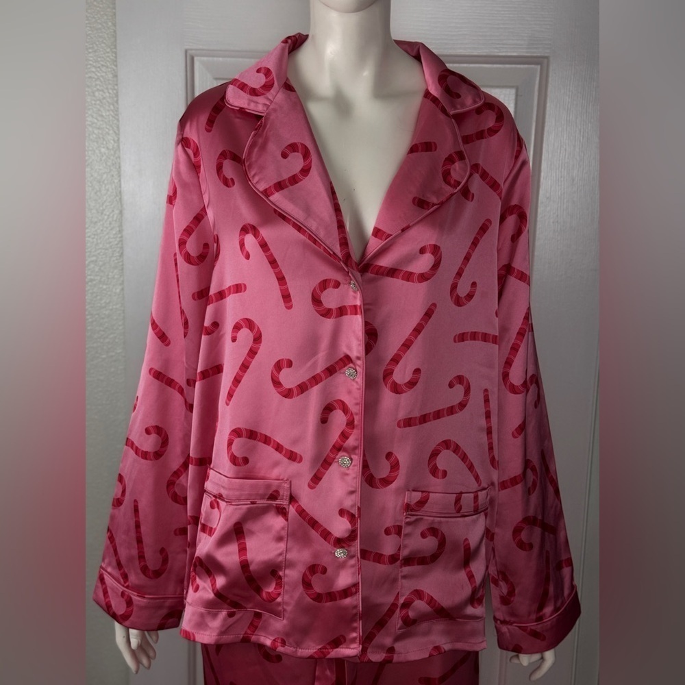 Buddy Love Pink Candy Cane Pajama Set - Picture 16 of 16